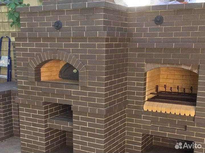 Печи камины из кирпича