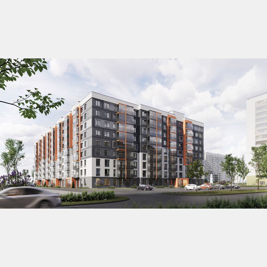 2-к. квартира, 60,7 м², 5/9 эт.