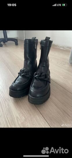 Ботинки натуральная кожа36