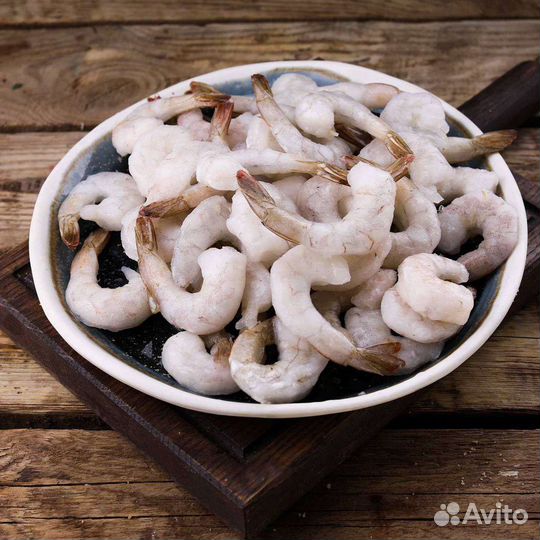 Креветки с хвостиком очищенные