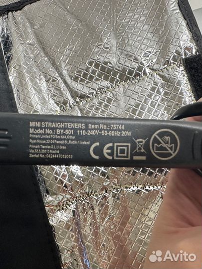 Портативный утюжок выпрямитель для волос