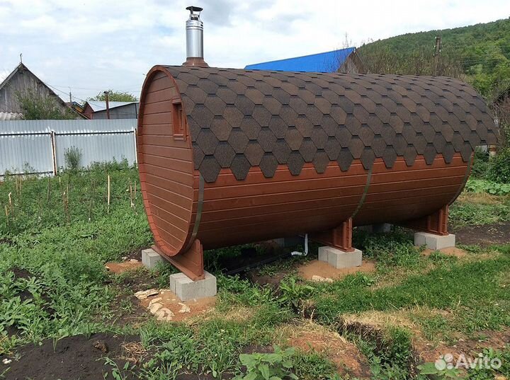 Баня бочка для дачи