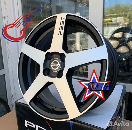 Диски Nissan R16 4x100 Black diam Matt