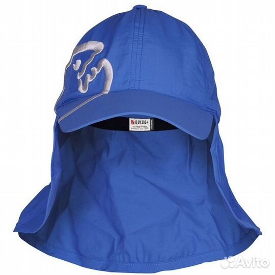 Детская кепка с защитой шеи Uv 200+ Bites Blue