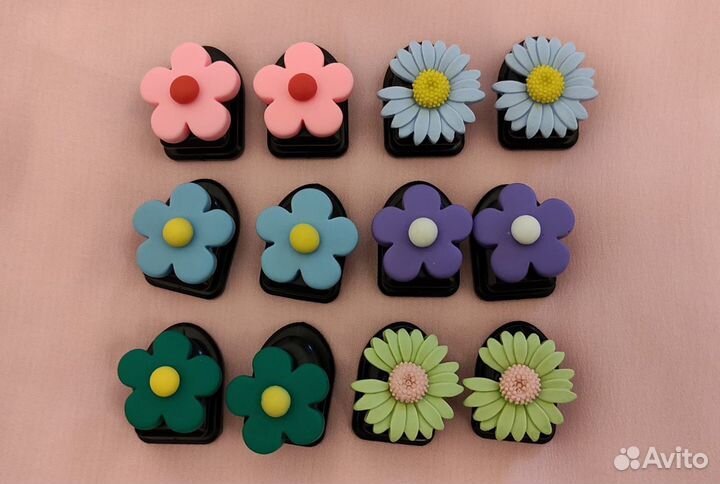 Крючки настенные Цветы