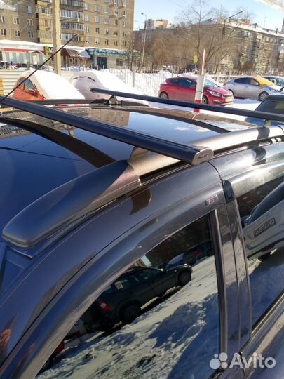 Багажник аэро на рейлинги Гранта,Калина, Datsun