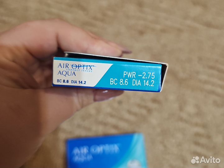 Линзы контактные alcon Air Optix Aqua