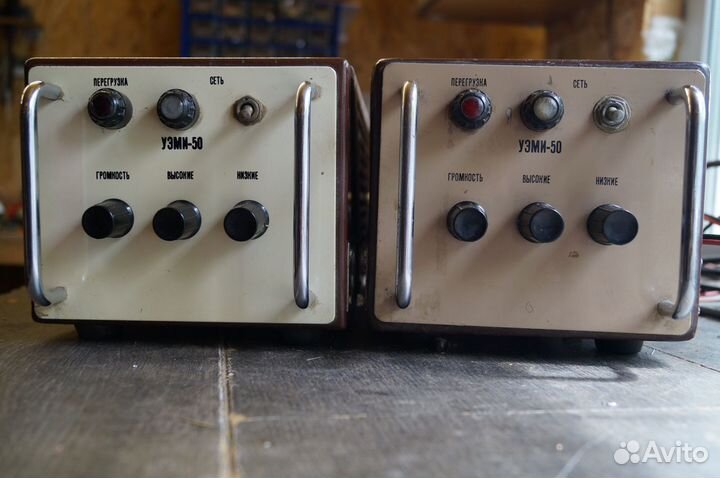 Усилители уэми-50 моноблоки