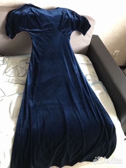 Вечернее платье бархат в пол