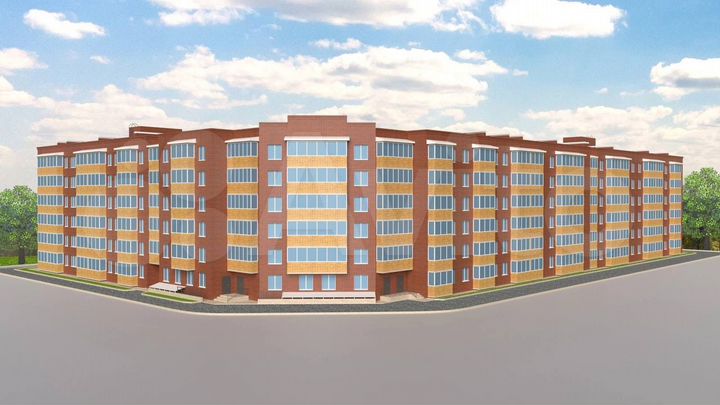 1-к. квартира, 33,4 м², 3/6 эт.