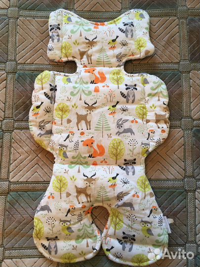 Вкладыш-матрасик в автокресло, стульчик, коляск