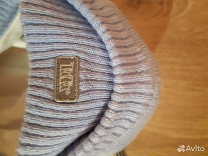 Теплый зимний шлем Tutu. 1,5-3 года