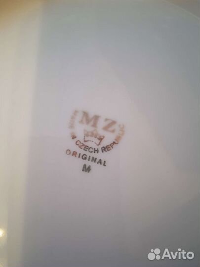 Блюдо и тарелка Мадонна Чехословакия