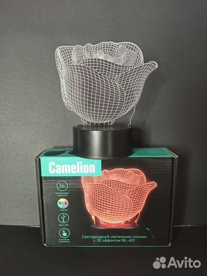 Светодиодный светильник с 3D эффектом Camelion