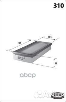 Фильтр воздушный SMART (MCC): forfour I (454)