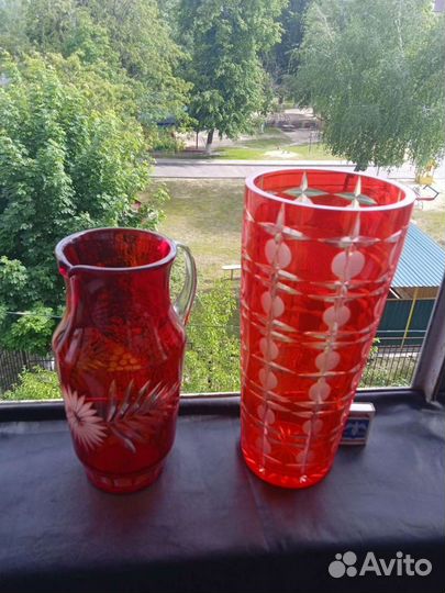 Вазы, графин, кувшин