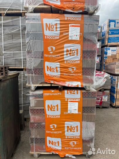 Кирпич облицовочный Браер кладка