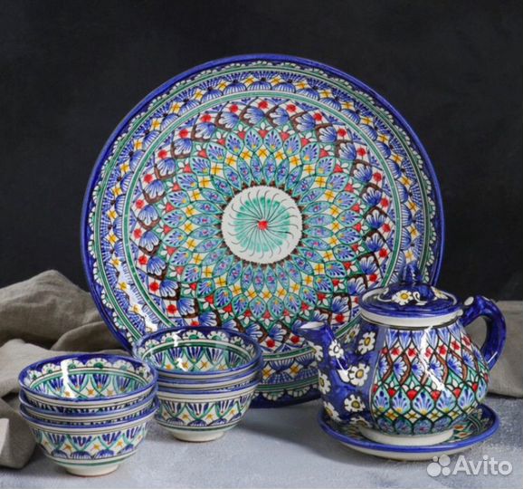 Посуда из Узбекистана ручной работы