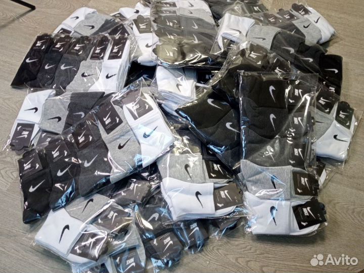 Высокие носки nike adidas