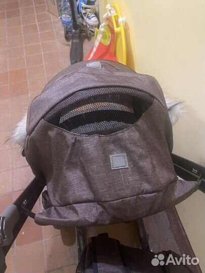 Санки коляска Galaxy City 2 с большими колесами