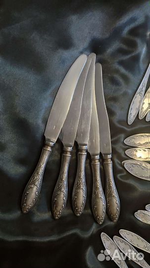 Набор столовых приборов мельхиор СССР