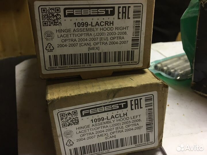 Петля капота chevrolet: lacetti (J200) 2004-2012