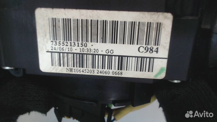 Переключатель поворотов и дворников Fiat Punto Evo