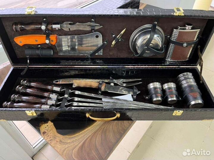 Набор шампуров Кизлярский в кейсе