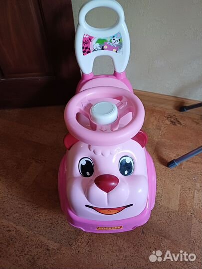 Машинка каталка полесье