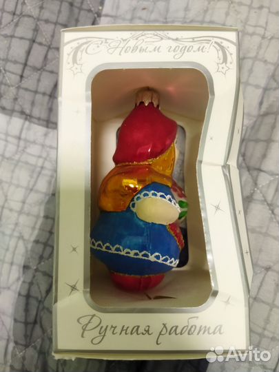 Елочная игрушка красная шапочка