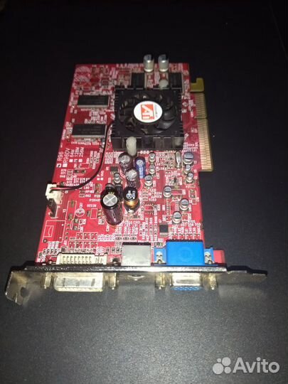 ATI Radeon 9600XT видеокарта AGP 8X