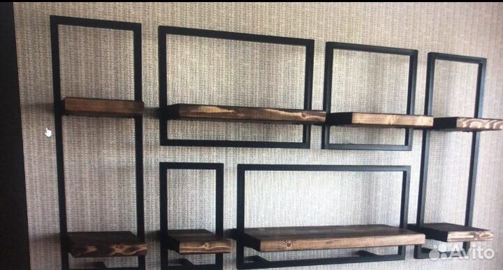 Полки в стиле лофт