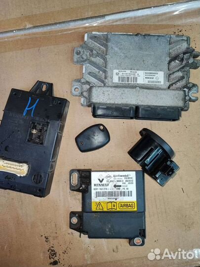 Комплект эбу Renault Logan, Sandero 1.4