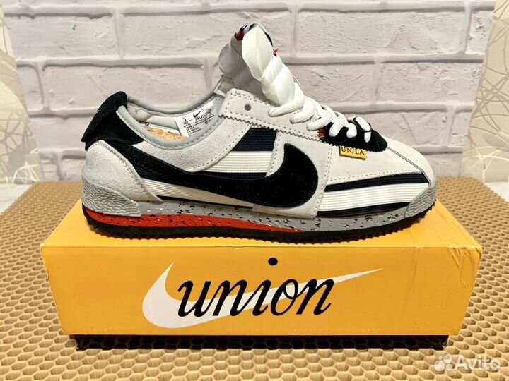 Union x nike cortez кроссовки мужские