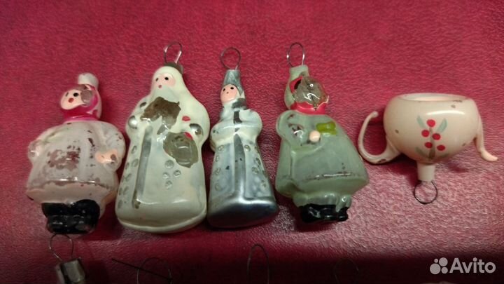 Редкие елочные игрушки из набора малютка. 10шт ст