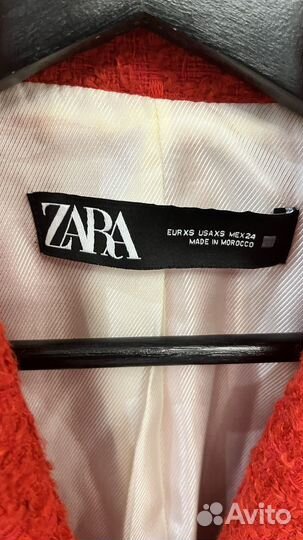 Твидовый жакет zara