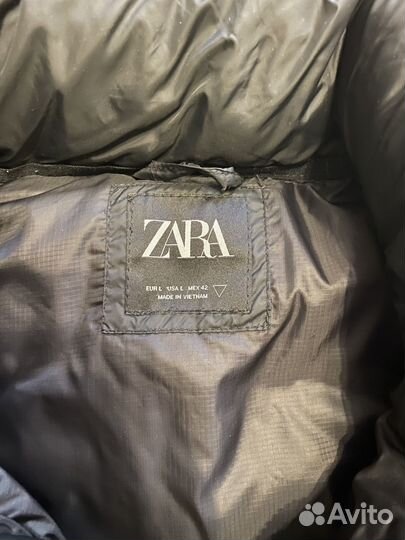 Пуховик Zara мужской