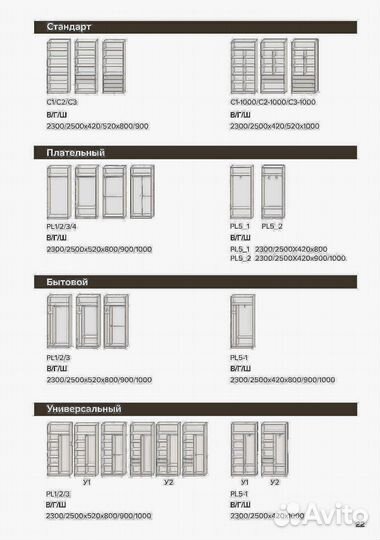 Шкаф распашной новый