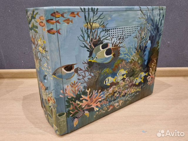 Корпус для пк mATX Аквариум