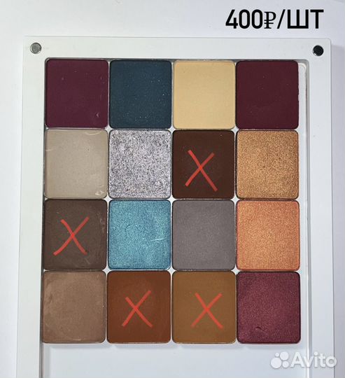 Б/у и новые тени для век и палетки inglot