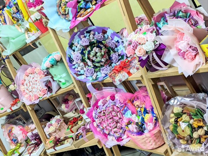 Съедобные букеты в наличии