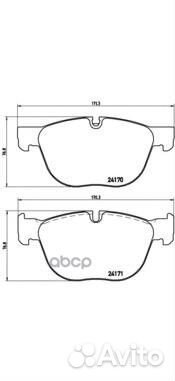 P06049 1297 00FDB4052 34116778403 колодки