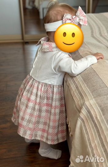 Платье + колготки 74 80