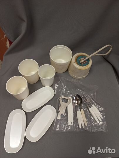 Туристический набор ложка вилка нож СССР