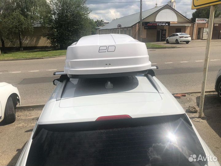 Автобокс Магнум 390 белый глянец на Vesta