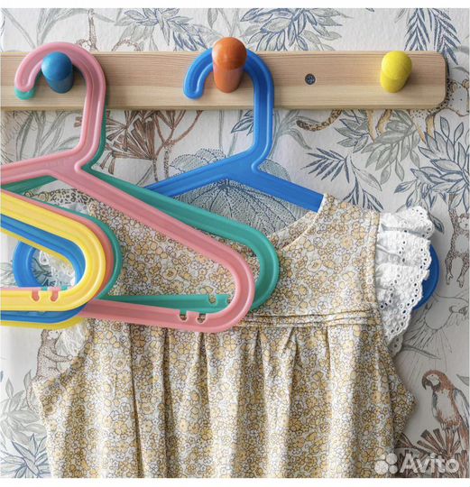 Плечики вешалки детские Икеа Багис новые 8 шт