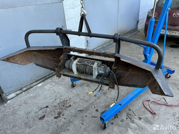 Бампер силовой pajero sport 1