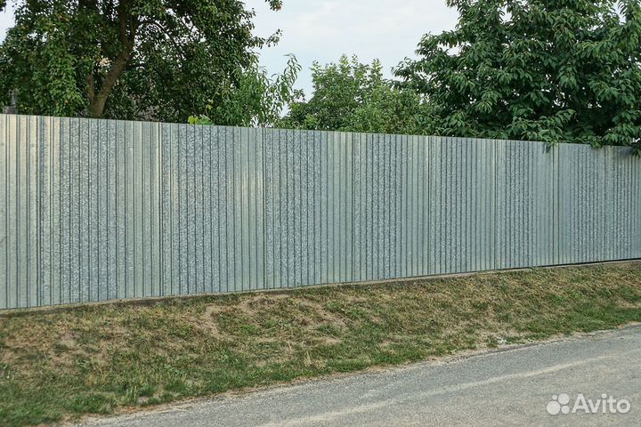 Установка заборов. Забор. Заборы из профнастила