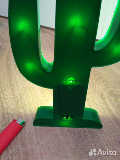 Декоративный светильник кактус