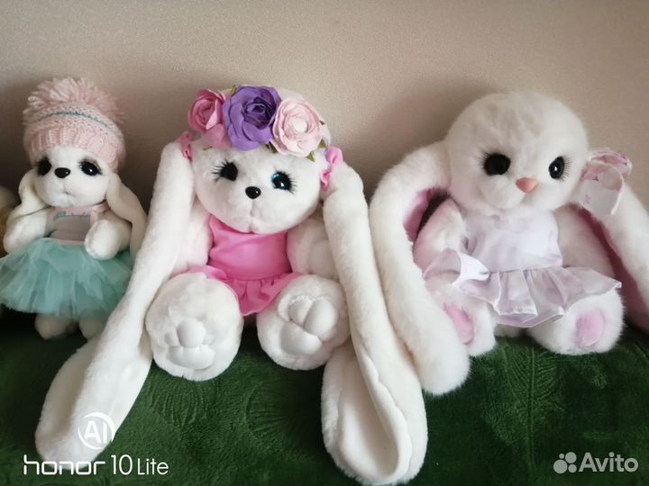 Мягкие игрушки много разных